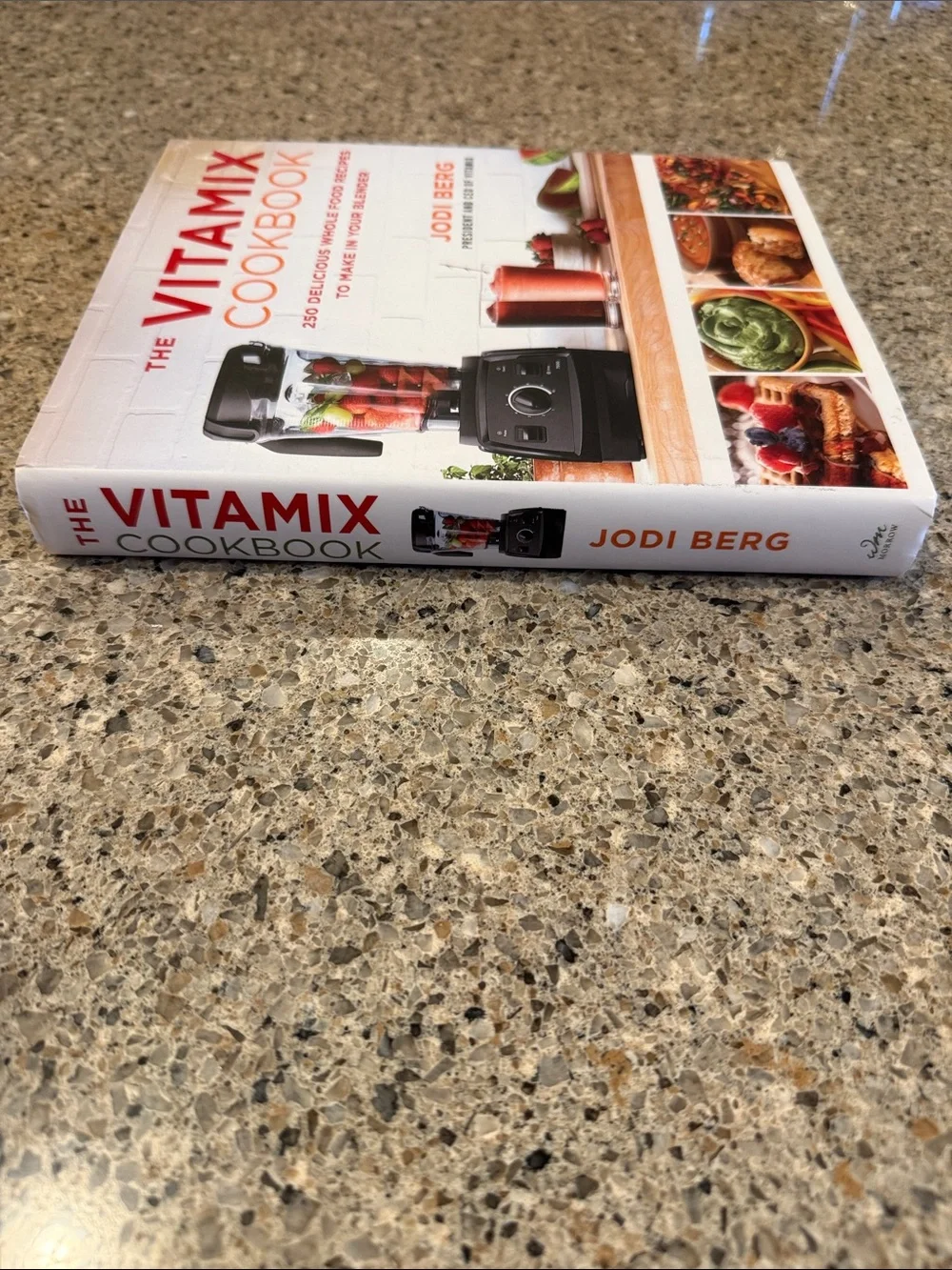 The Vitamix Cookbook by Jodi Berg - White & Red Cover